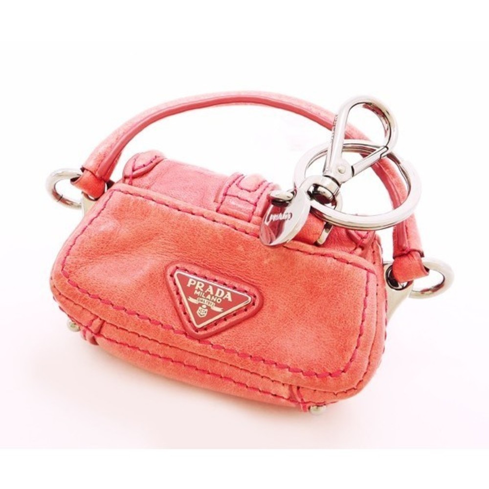 Prada Bag Chain Charm Pink Key